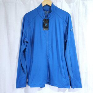 Level Wear Golf Zip-Up Jacket Athleisure Pockets Women's XXL Blue NWT